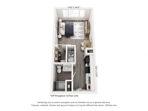 Glade Studio Floorplan